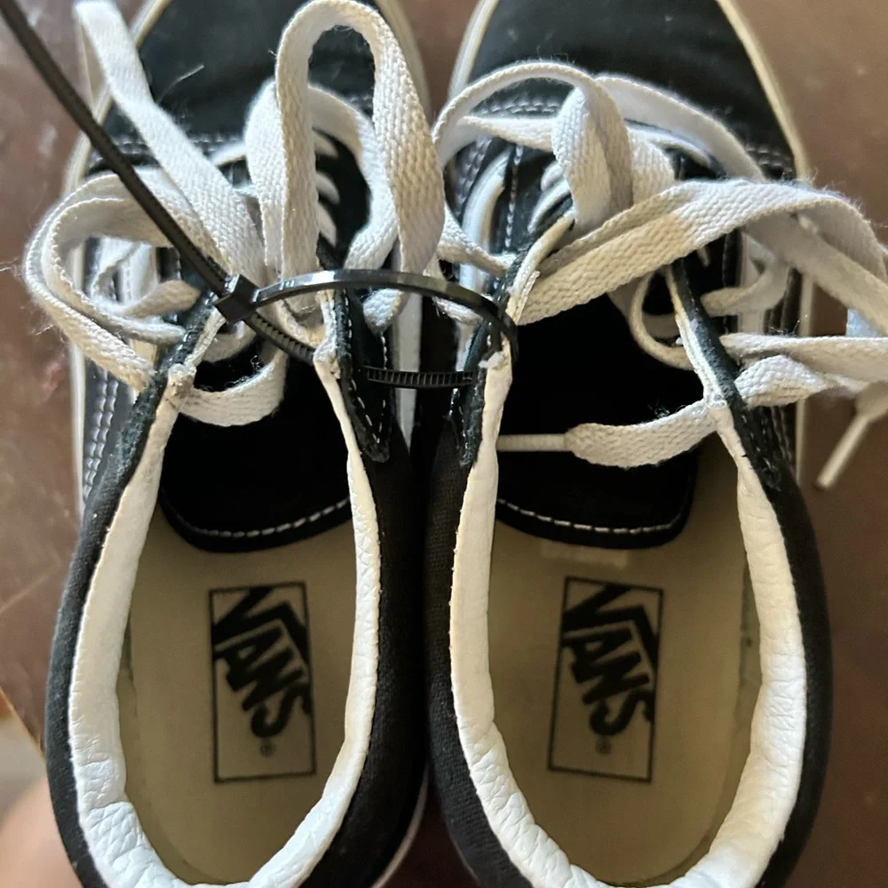 Vans Black and White Classic Sneakers